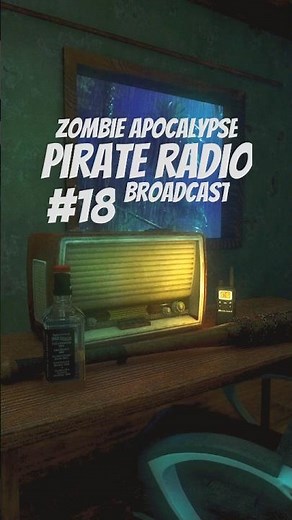 Zombie Apocalypse Pirate Radio Broadcast 18 #shorts #fyp