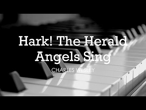 Hark! The Herald Angels Sing (Charles Wesley) - Hymn | Lyrics | Piano | Instrumental | Accompaniment