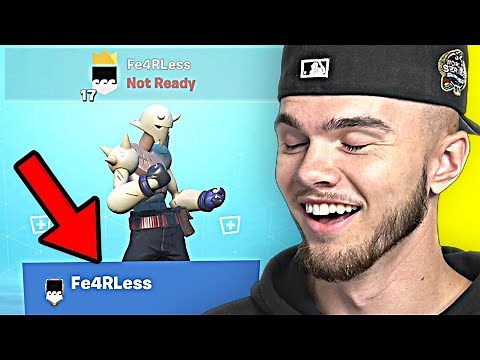 I Pretended To Be Fe4RLess In Fortnite...