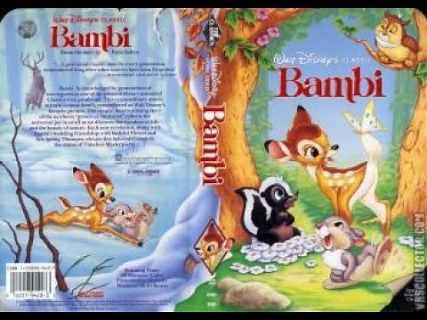 Opening To Bambi 1989 VHS