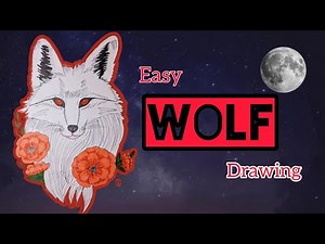🐺You Won’t Believe How Easy This Wolf Drawing Is! | Step-by-Step Tutorial