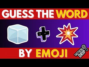 Guess the Word by Emoji 🤯 | 20 EXTREME Emoji Questions