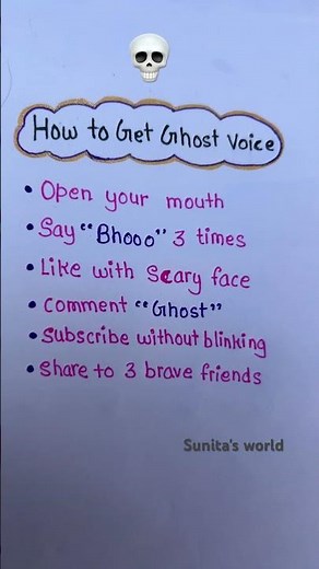 How to get GHOST💀voice