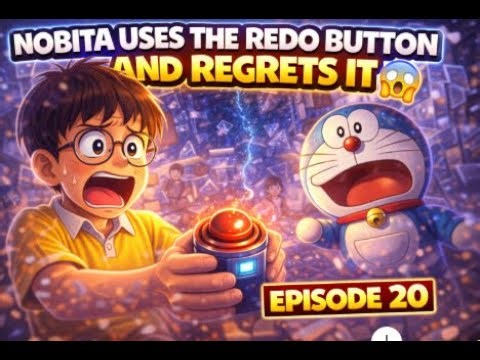 Doraemon Episode 20 | Nobita Uses the Redo Button and Regrets It