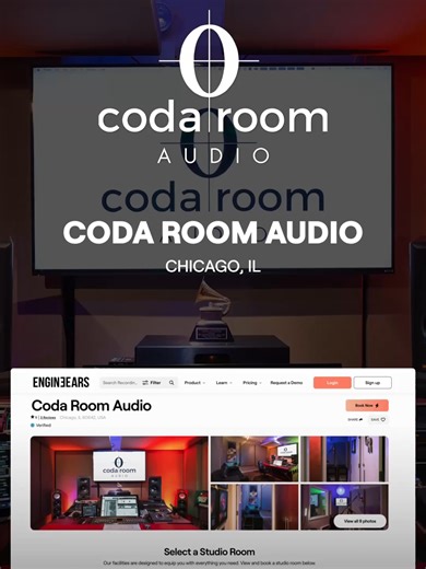 Hear how Coda Room Audio is Using @EngineEars to Manage New and Existing Clients, Simplifying Their Studio Bookings for Artists In Chicago!