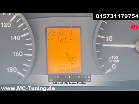 AdBlue® Warnung Mercedes Sprinter – Meldung löschen & defekten NOx Sensor checken