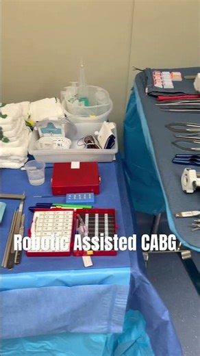 DaVinci Robotic assisted coronary artery bypass ￼