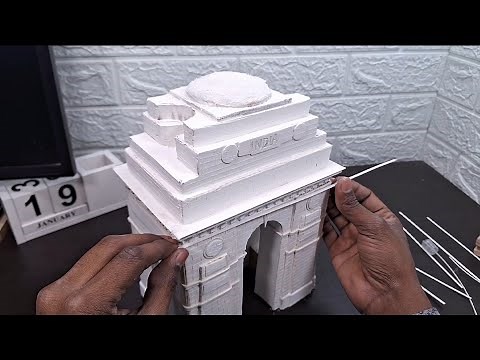 How to make India gate model using Cardboard | DIY India Gate model
