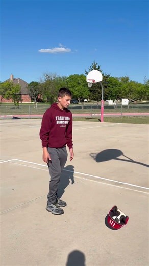 ￼ Can you use a baseball helmet for basket? #basketball #youtubeshorts #funny #ytshorts #shorts