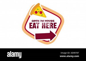 restaurant sign to eat here