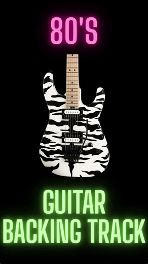 80's Hard Rock Guitar Backing Track In Em