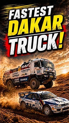 When a Truck Beat Race Cars at 200 km/h | Dakar Story #offroadindia #offroadtruck #dakar