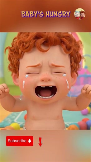 Milk Bottle Song Baby's Hungry | Baby Care Song #short #babycaresong #funnybaby