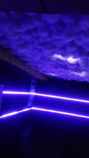LED Wolkendecke #led #wolkendecke #wolken #decke #lights #gamingroom #twitch #streamer #fy #fyp
