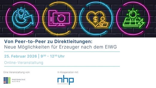 Von Peer-to-Peer zu Direktleitungen: Neue Möglichkeiten für Erzeuger nach dem ElWG | NHP Rechtsanwälte