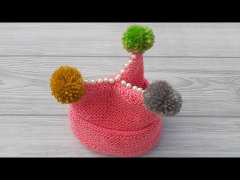 Easy Baby Cap Knitting for beginners in different style 👒👒