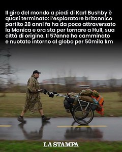 L’incredibile GIRO del MONDO a PIEDI di KARL BUSHBY: è partito 28 anni fa e sta per tornare a CASA