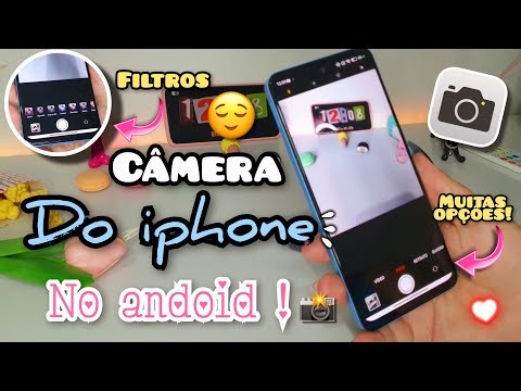 como ter a câmera do iphone ios 17 no seu celular android 2024