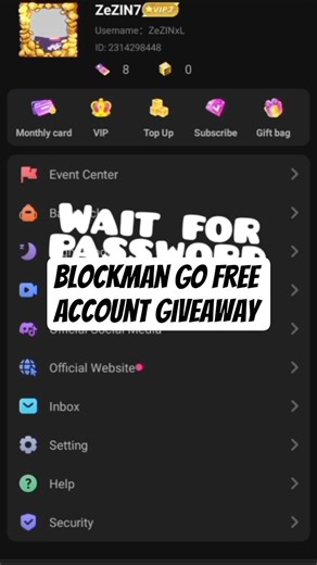 free account giveaway for blockman go #blockmango #freeaccount #likeandsubscribe #giveaway #viral