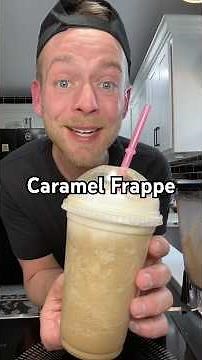 How frappes are made 😁 Caramel Frappuccino #caramelfrappe #caramel #frappe #frappuccino #coffee