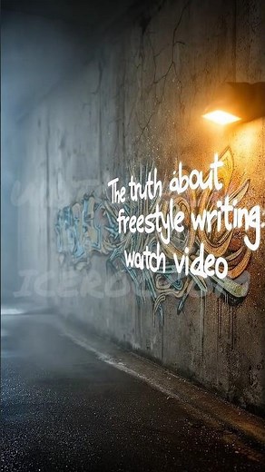 The truth about freestyle writing — raw, faceless, and deeply human.