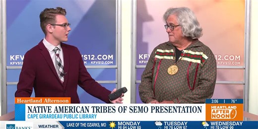 Native American tribes of Southeast Missouri presentation at Cape Girardeau Public Library