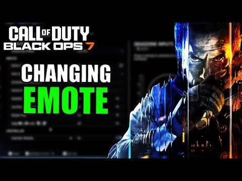 COD BO7 HOW TO CHANGE EMOTES STYLES - Call Of Duty Black Ops 7 Emoting Tutorial Guide