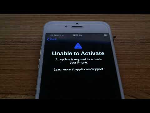 Unable to Activate. An Update is required to activate your iPhone. My broken iphone 6s. No Solution
