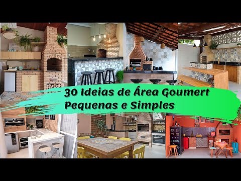 30 Ideias de Área Gourmet Pequenas e Simples! 🔥🍖