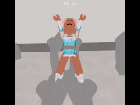 Doing cheer but on roblow#roblox #cheer #cheerleader #sports