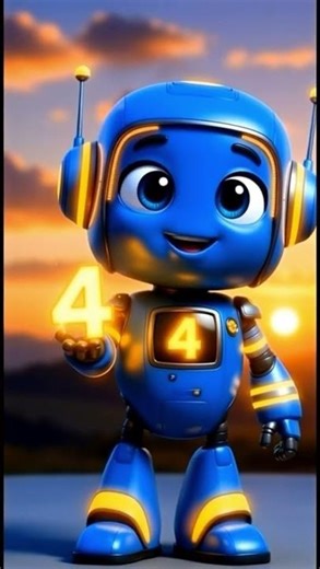 🤖✨ Learn Math with Jimmy the Robot – Number #maths #cartoon #pixar #animation #disney #3d #cute