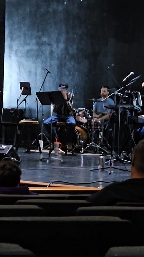 My grandson Russell Houston playing the harmonica with the group Professional Development tonight. I don't think there's anything this boy can't do!! ❤️ | Janis Webb Latham