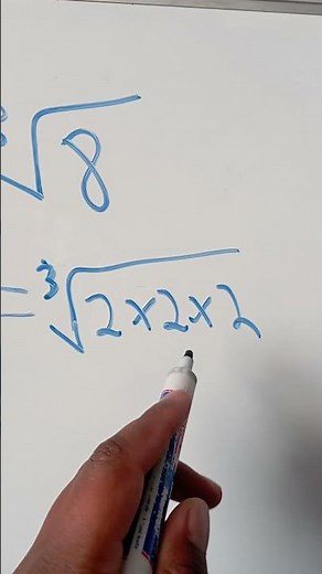 solve cube root of 8 without calculator