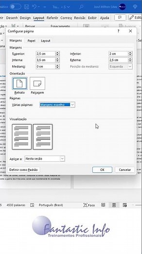 How to Set Up a Word Document for Double-Sided Printing - Mirror Margin