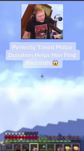 Perfectly Timed Philza Donation Helps Him Find Badlands 😱 #fyp #viral #foryoupage #xyzbca #thegamingguide #minecraftbuilding #minecraftmeme #philzaminecraft