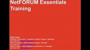 Introduction to NetFORUM