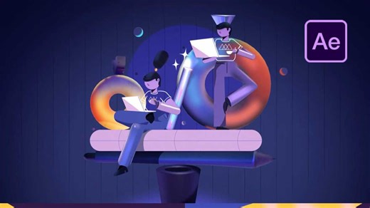 大师课程：掌握AE制作MG动画运动图形设计作品进阶视频教程 SOM A Motion Design Masterpiece（12420）