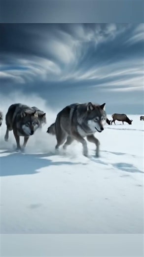 Run with the Pack: The True Power of Wolves 🔥🐺#WolfPack #WildlifeVideo #NatureFilm #AIvideo