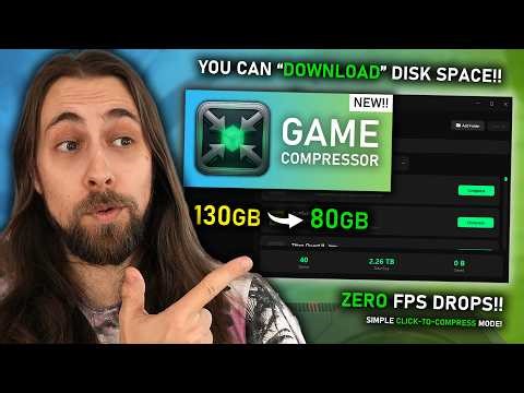 I just TESTED Game Compressor!! The Lossless Scaling of Disk Space!!