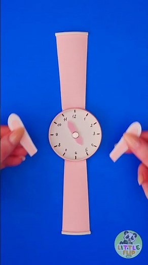 DIY Watch for Kids ⌚🎨 | Fun Time-Telling Craft ✂️ | Easy Pretend Play Activity