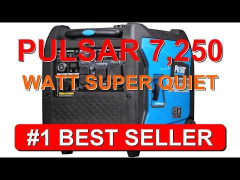 Pulsar 7 250 Watt Super Quiet Dual Fuel Inverter Generator with Remote Start - B0C8W2QLLM
