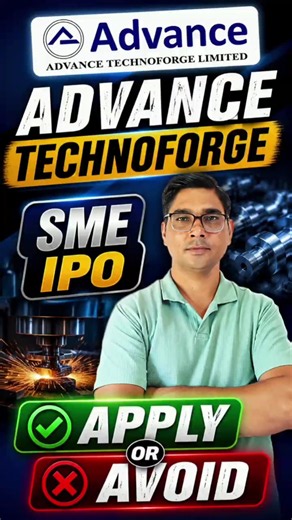 Advance Technoforge SME IPO Apply or Avoid #shorts