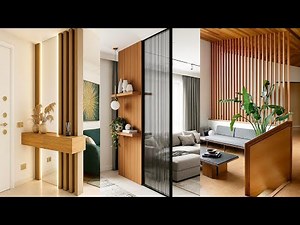 Genius Room Divider Ideas For Studio Apartments Designs | Modern Wall Partition Design Between Rooms