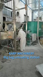 250 500 1000kg Super Sack Unloader Equipment Jumbo Big Bag Unloading Station