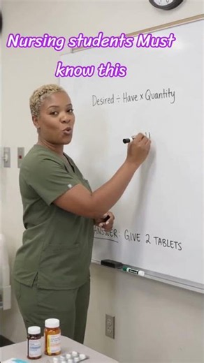 Dosage Calculations Made Simple 💊 | Nursing School Must-Know #nursingstudent #nursingschool