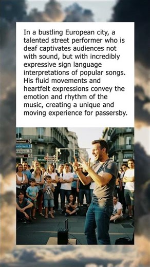 This Deaf Street Musician Moves Hearts with His Expressive Sign Language Performances