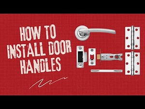 How to Fit an Internal Door Handle | Door knob | JigTech vs Traditional Mortice Latch bolt through