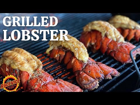 SIMPLE and DELICIOUS GRILLED LOBSTER TAILS ON THE WEBER KETTLE!