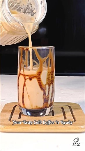 Cold Coffee Recipe ☕❄️ | Cafe-Style Iced Coffee at Home 🍨 | HKP’s Kitchen