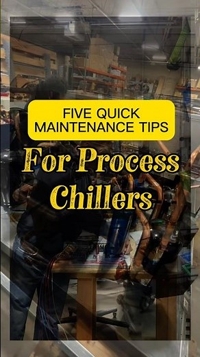 Check out these 5 quick maintenance tips for your chiller! #chillers